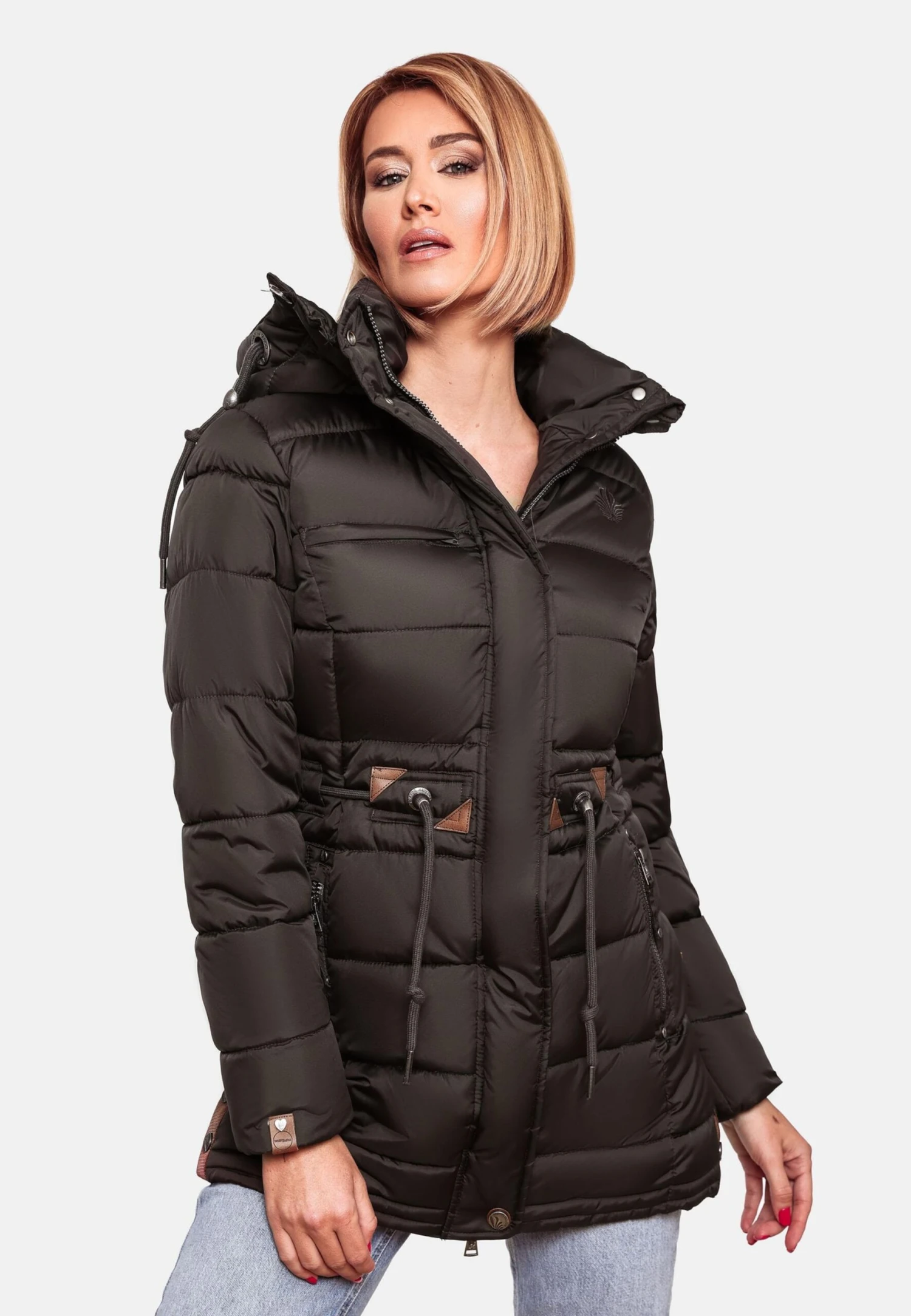 Navahoo Manteaux Dhiver Manteau D’hiver Dalie Femme Anthracite 6 Navahoo Manteaux Dhiver Manteau D’hiver Dalie Femme Anthracite – Image 6