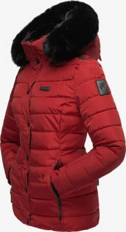 Navahoo Vestes Dhiver Veste D’hiver Milianaa Femme Rouge -Navahoo 7aa093d8128ce11a54249e9f49338ace