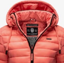 Navahoo Vestes De Mi-saison Veste Mi-saison Lulana Femme Saumon -Navahoo 7dcb2021c28a99616faadc944c2207e7