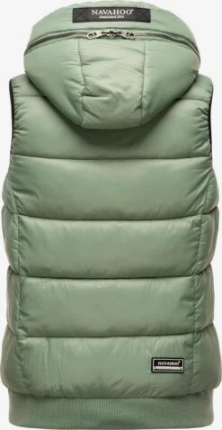 Navahoo Vestes Sans Manches Gilet Kassidy Femme Vert Clair -Navahoo 81555b3e1feb72a1961225b49f5f716b