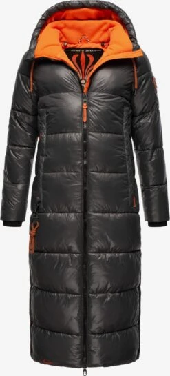 Navahoo Manteaux Dhiver Manteau D’hiver Schmuseengel Femme Anthracite -Navahoo 8687dcb229602381d4abd623fcbaf8a7