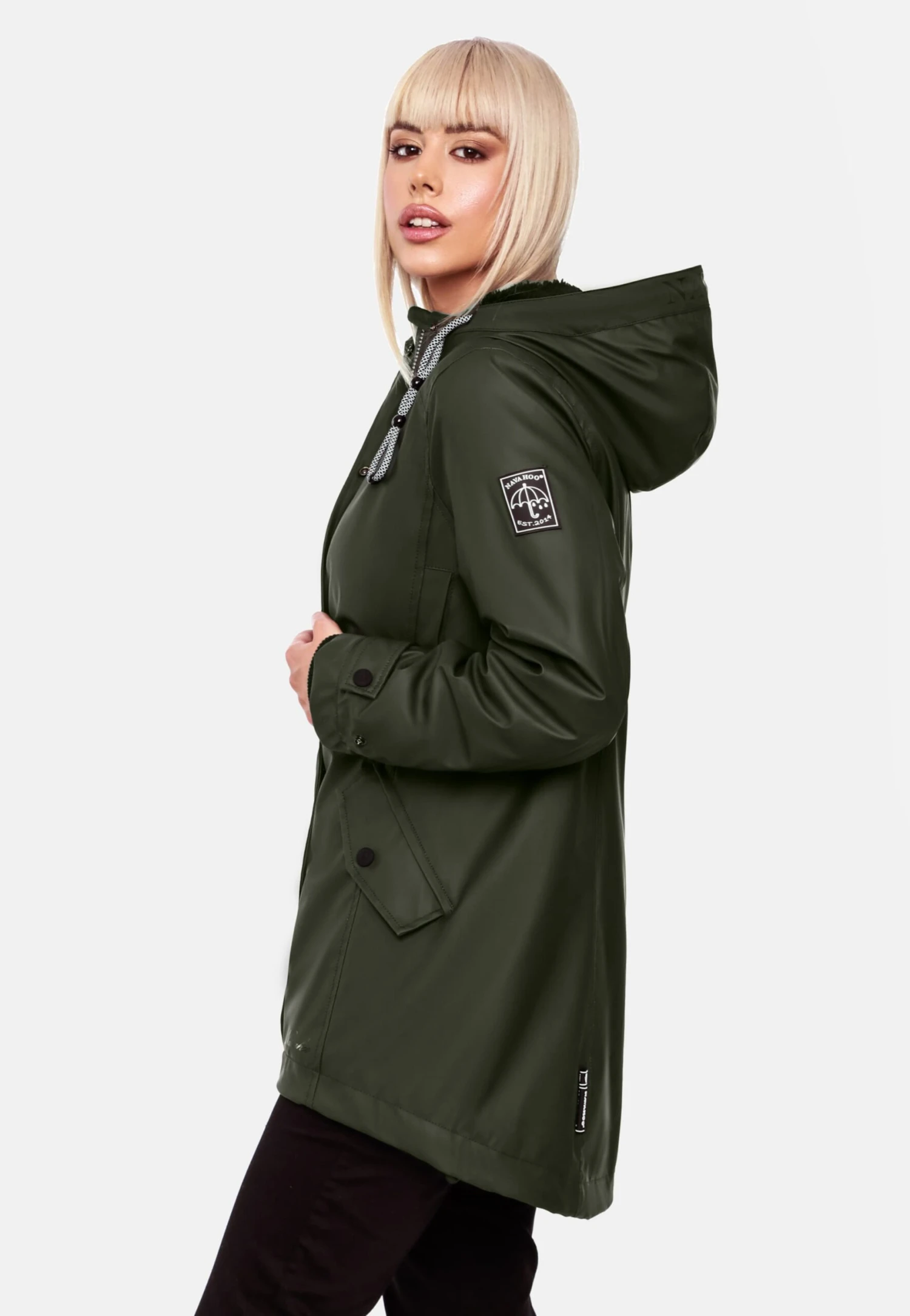 Navahoo Vestes Dhiver Veste D’hiver Lindraa Femme Kaki 7 Navahoo Vestes Dhiver Veste D’hiver Lindraa Femme Kaki – Image 7