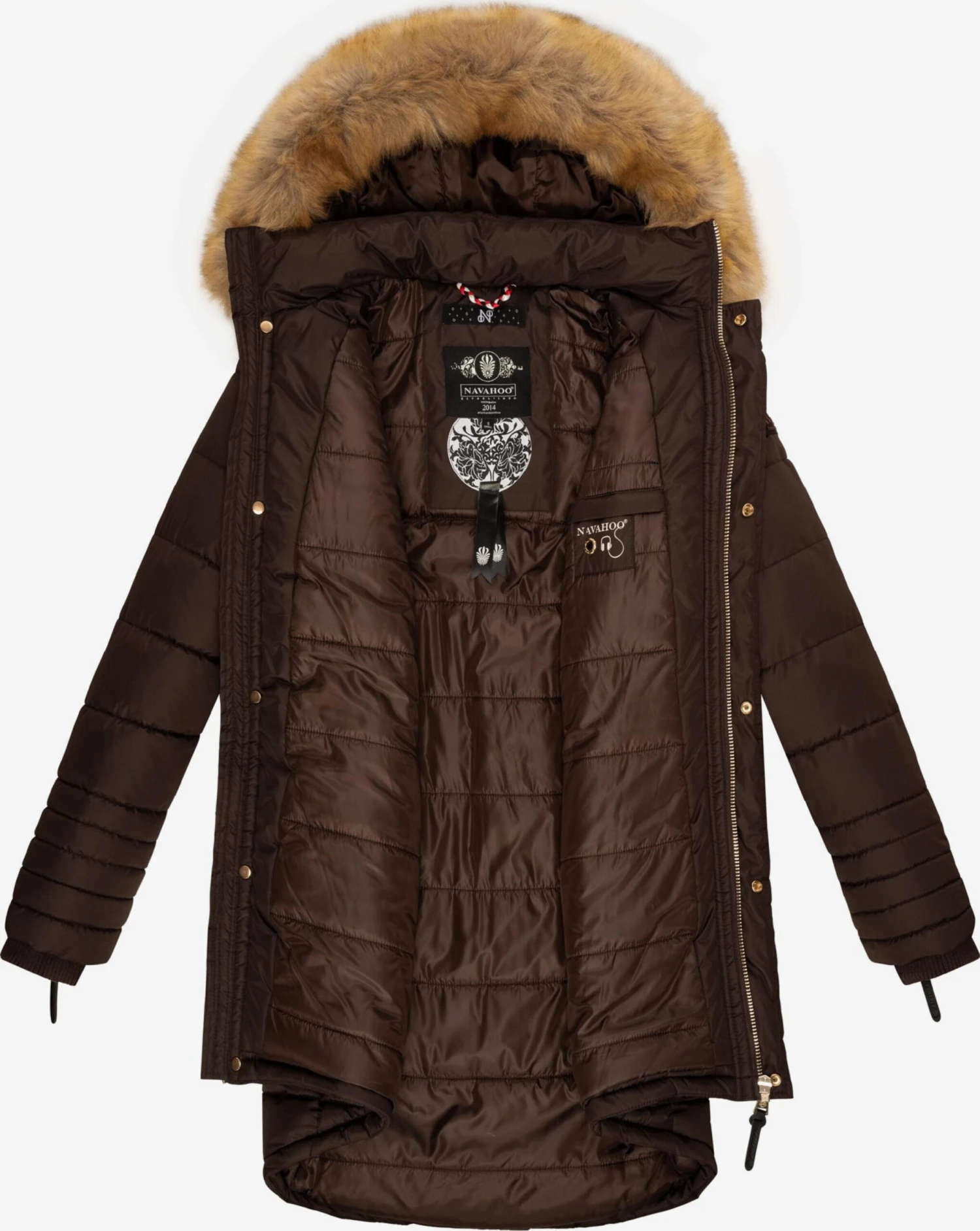 Navahoo Manteaux Dhiver Manteau D’hiver Papaya Femme Marron Châtaigne 5 Navahoo Manteaux Dhiver Manteau D’hiver Papaya Femme Marron Châtaigne – Image 5