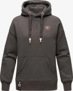 Navahoo Sweats à Capuche Sweat-shirt Goldfee Femme Gris Foncé