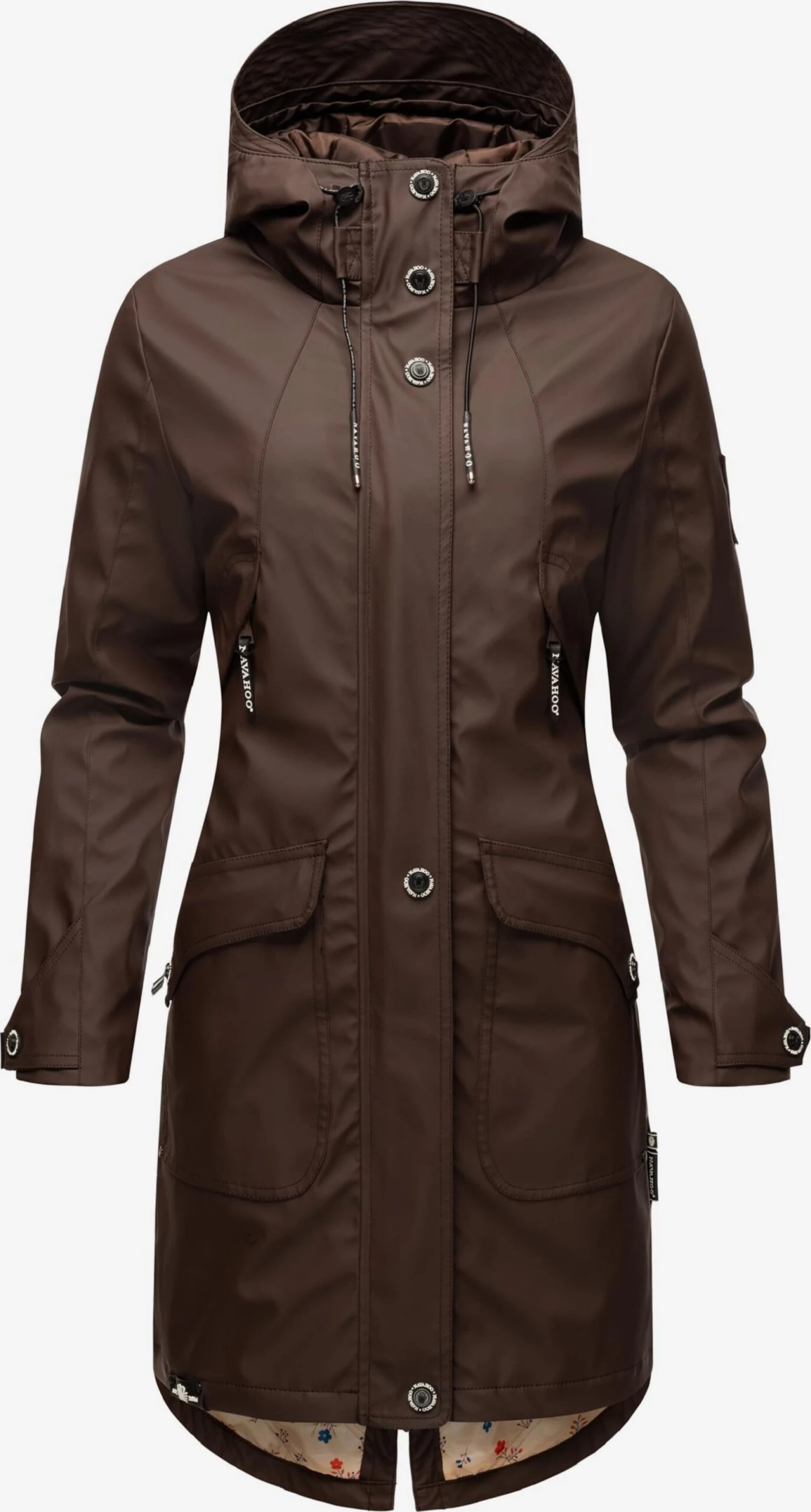 Navahoo Manteaux De Pluie Manteau Mi-saison Schötchen Femme Chocolat 1 Navahoo Manteaux De Pluie Manteau Mi-saison Schötchen Femme Chocolat
