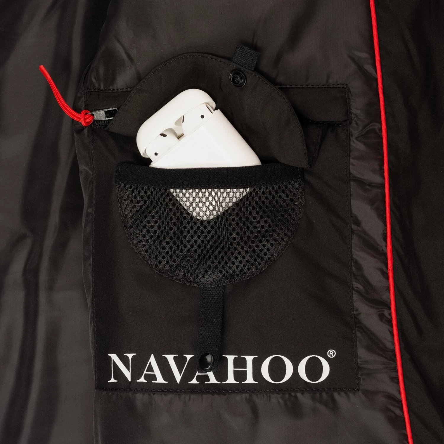 Navahoo Manteaux De Pluie Manteau Fonctionnel Femme Noir 5 Navahoo Manteaux De Pluie Manteau Fonctionnel Femme Noir – Image 5