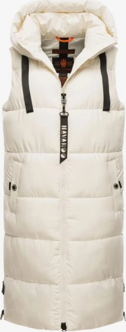 Navahoo Vestes Sans Manches Gilet Femme Blanc -Navahoo 8c23638506d89b5551cee504b14379b9