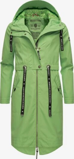 Navahoo Parkas Parka Mi-saison Josinaa Femme Vert Clair