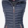 Navahoo Vestes Sans Manches Gilet Shadaa Femme Bleu Marine