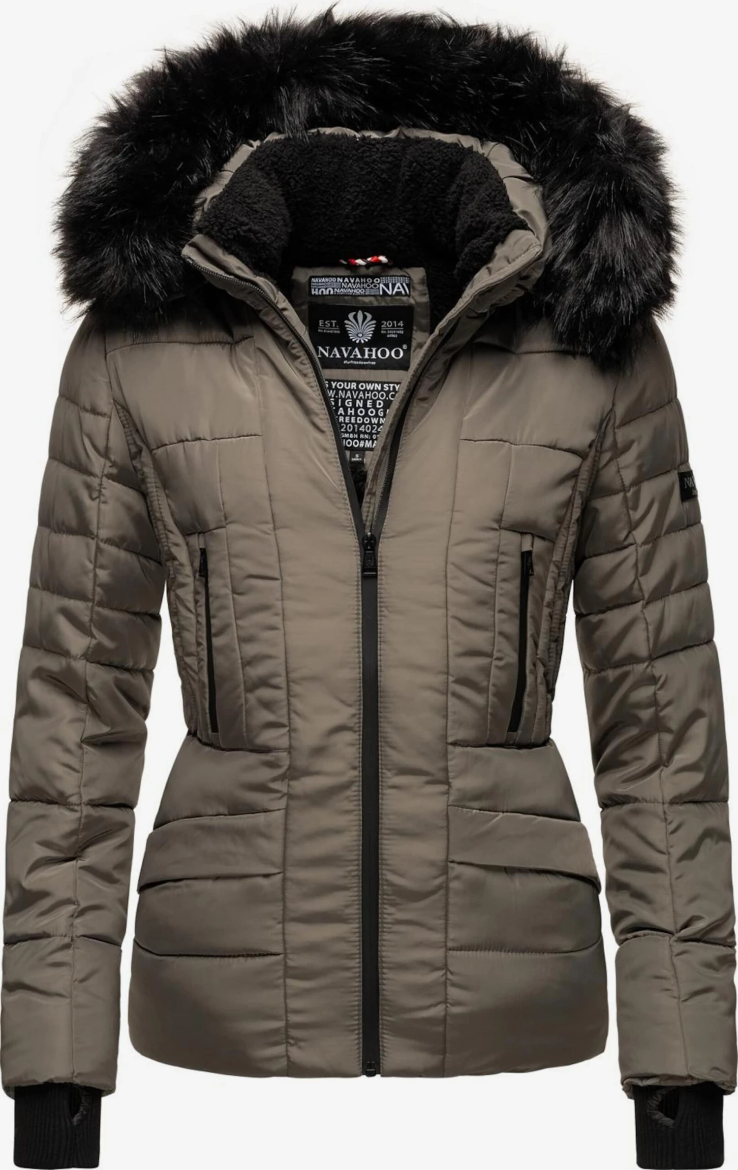 Navahoo Vestes Dhiver Veste D’hiver Adele Femme Gris 1 Navahoo Vestes Dhiver Veste D’hiver Adele Femme Gris