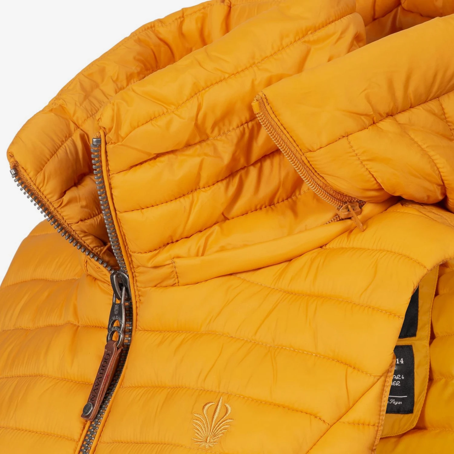 Navahoo Vestes Sans Manches Gilet Shadaa Femme Jaune Dor 4 Navahoo Vestes Sans Manches Gilet Shadaa Femme Jaune Dor – Image 4