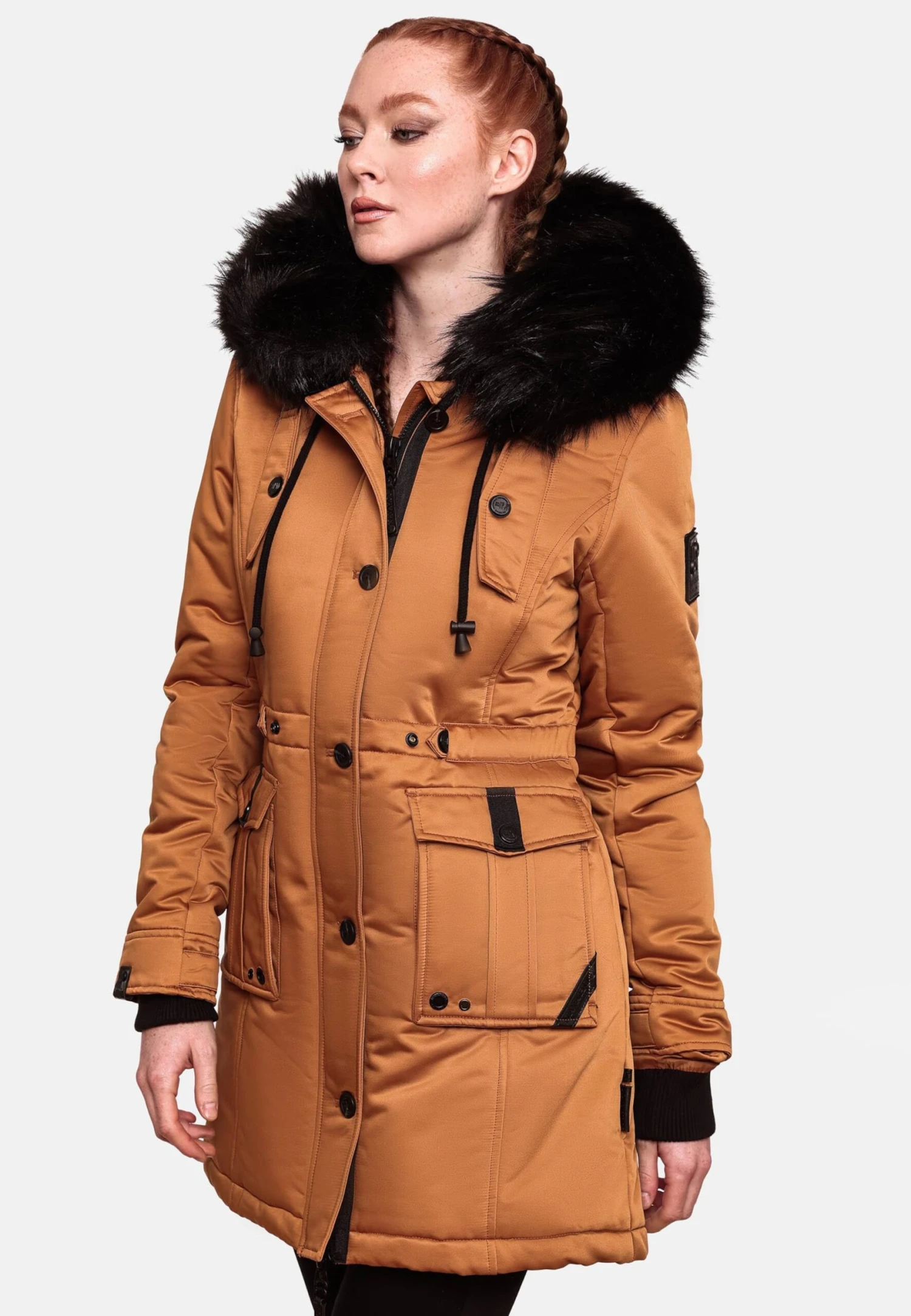 Navahoo Parkas Parka D’hiver Luluna Femme Cognac 7 Navahoo Parkas Parka D’hiver Luluna Femme Cognac – Image 7