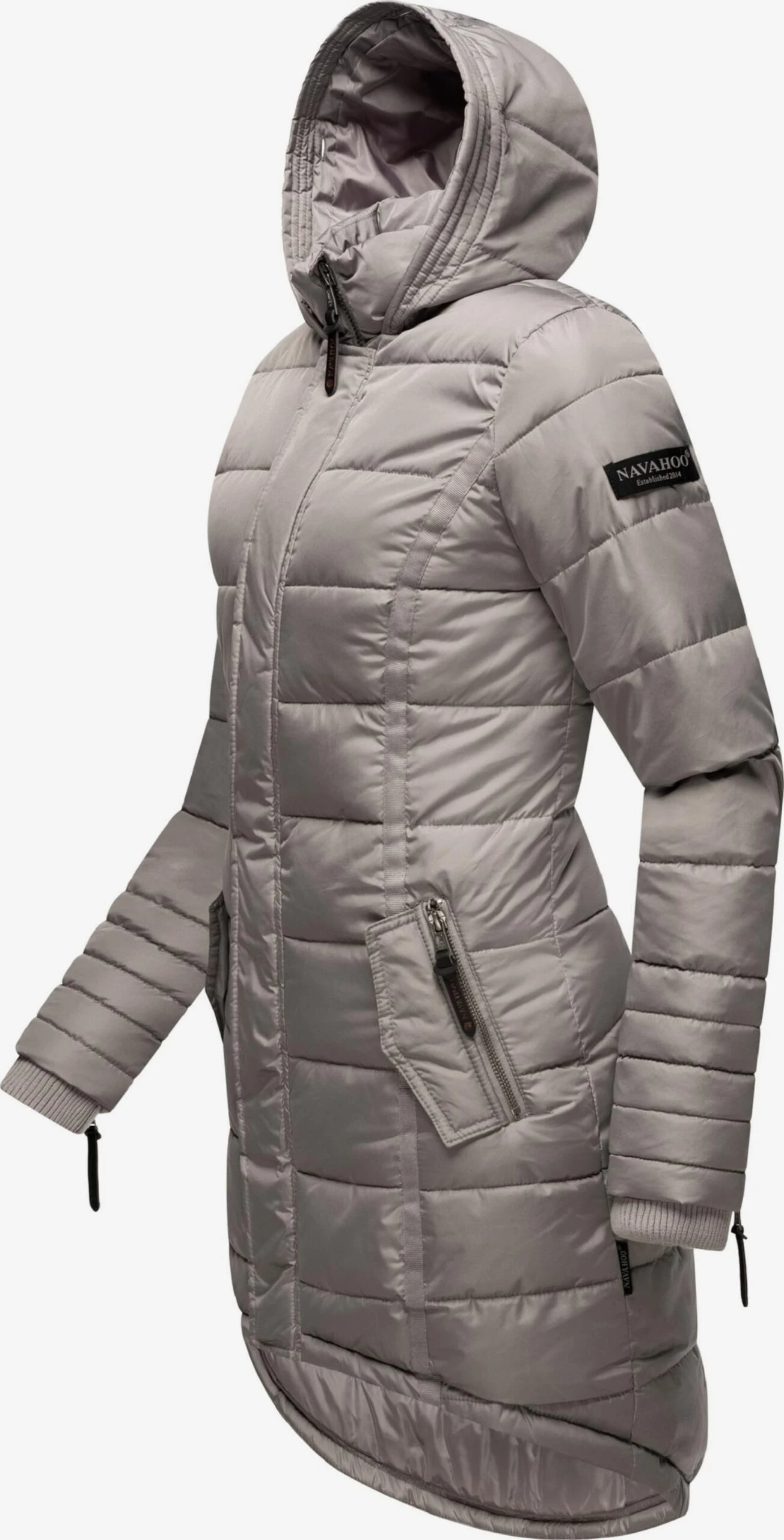 Navahoo Manteaux Dhiver Manteau D’hiver Papaya Femme Gris Argenté 4 Navahoo Manteaux Dhiver Manteau D’hiver Papaya Femme Gris Argenté – Image 4