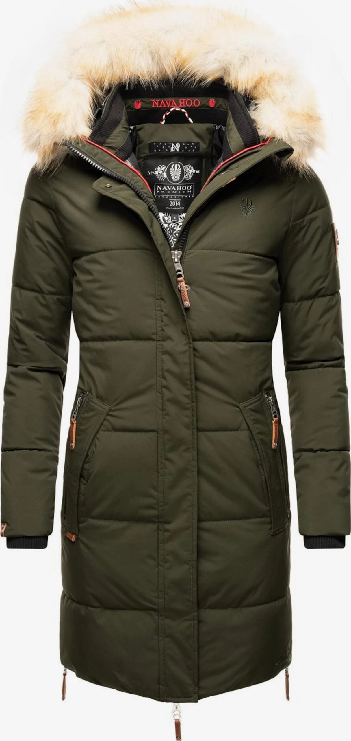 Navahoo Manteaux Dhiver Manteau D’hiver Halina Femme Olive 1 Navahoo Manteaux Dhiver Manteau D’hiver Halina Femme Olive