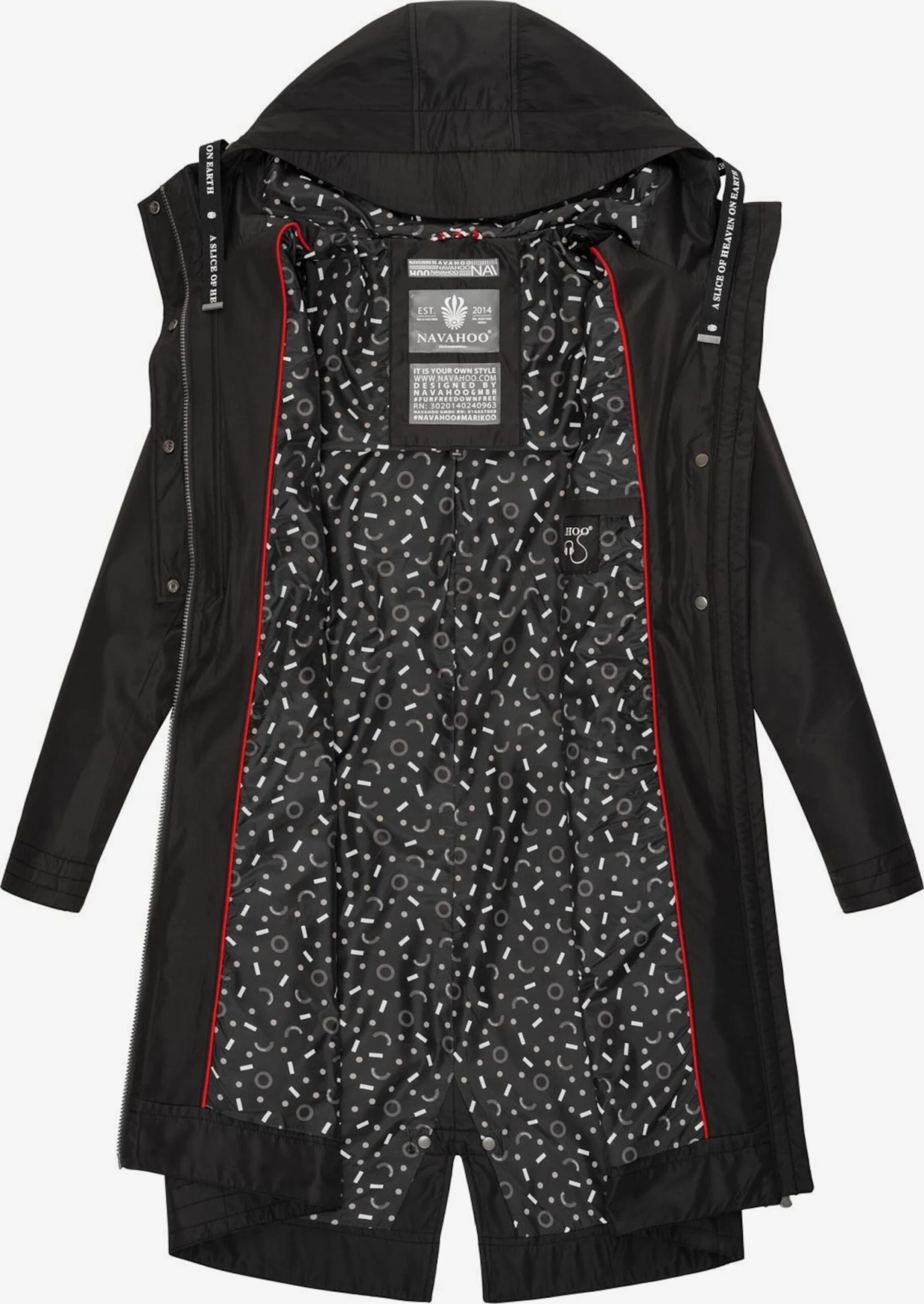 Navahoo Parkas Parka Mi-saison Josinaa Femme Noir 4 Navahoo Parkas Parka Mi-saison Josinaa Femme Noir – Image 4