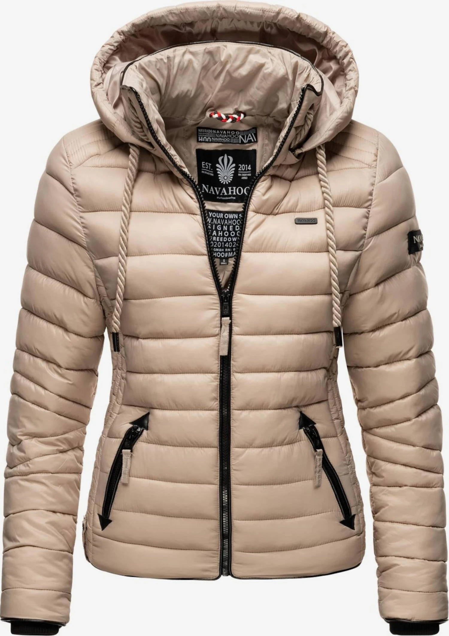 Navahoo Vestes De Mi-saison Veste Mi-saison Lulana Femme Taupe 1 Navahoo Vestes De Mi-saison Veste Mi-saison Lulana Femme Taupe