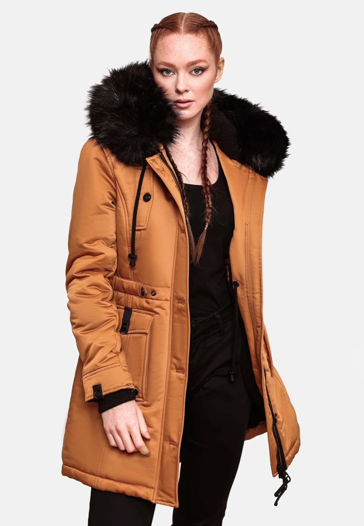 Navahoo Parkas Parka D’hiver Luluna Femme Cognac 9 Navahoo Parkas Parka D’hiver Luluna Femme Cognac – Image 9