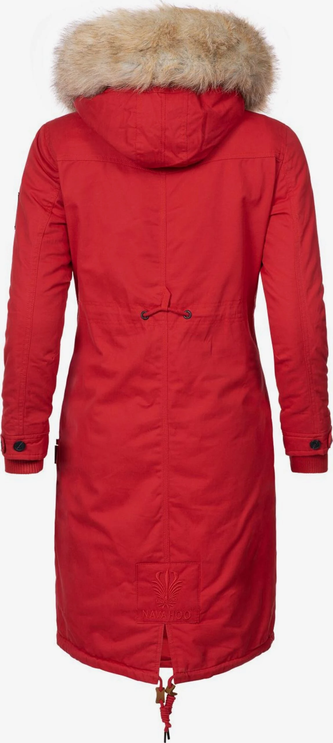 Navahoo Parkas Parka D’hiver Kin-Joo Femme Rouge Feu 2 Navahoo Parkas Parka D’hiver Kin-Joo Femme Rouge Feu – Image 2