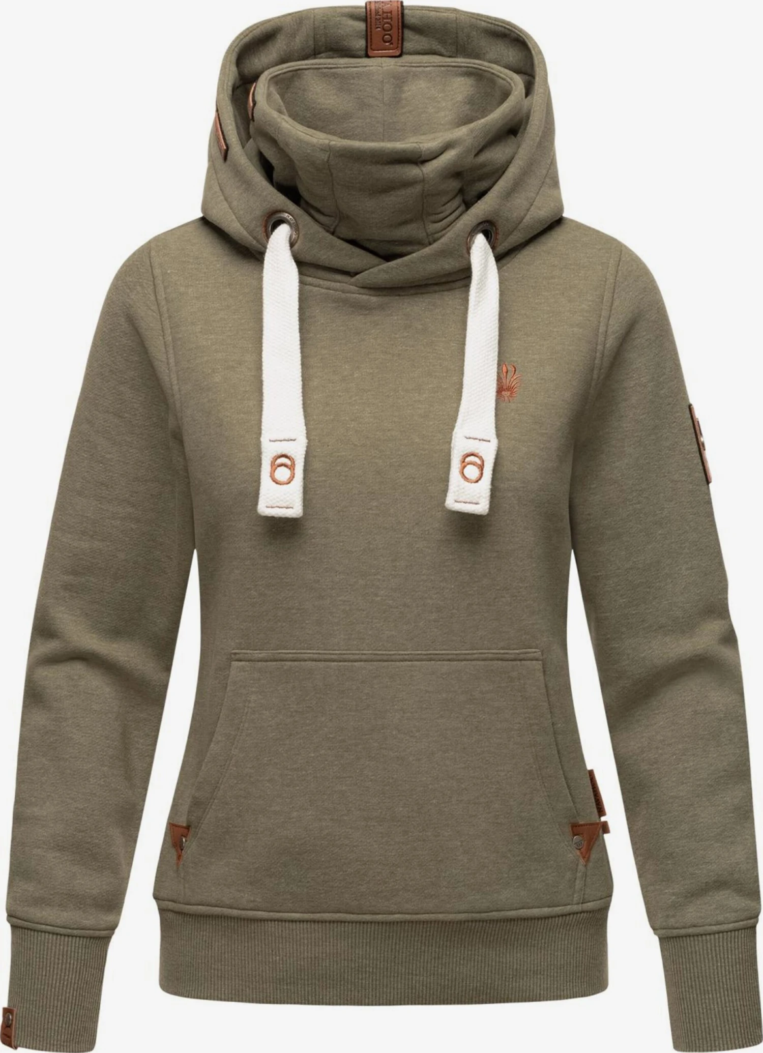 Navahoo Sweats à Capuche Sweat-shirt Raniaa Femme Olive 1 Navahoo Sweats à Capuche Sweat-shirt Raniaa Femme Olive