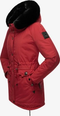 Navahoo Parkas Parka D’hiver Femme Rouge -Navahoo 9b6df16fb04c0947f6f14b476ca4aacb