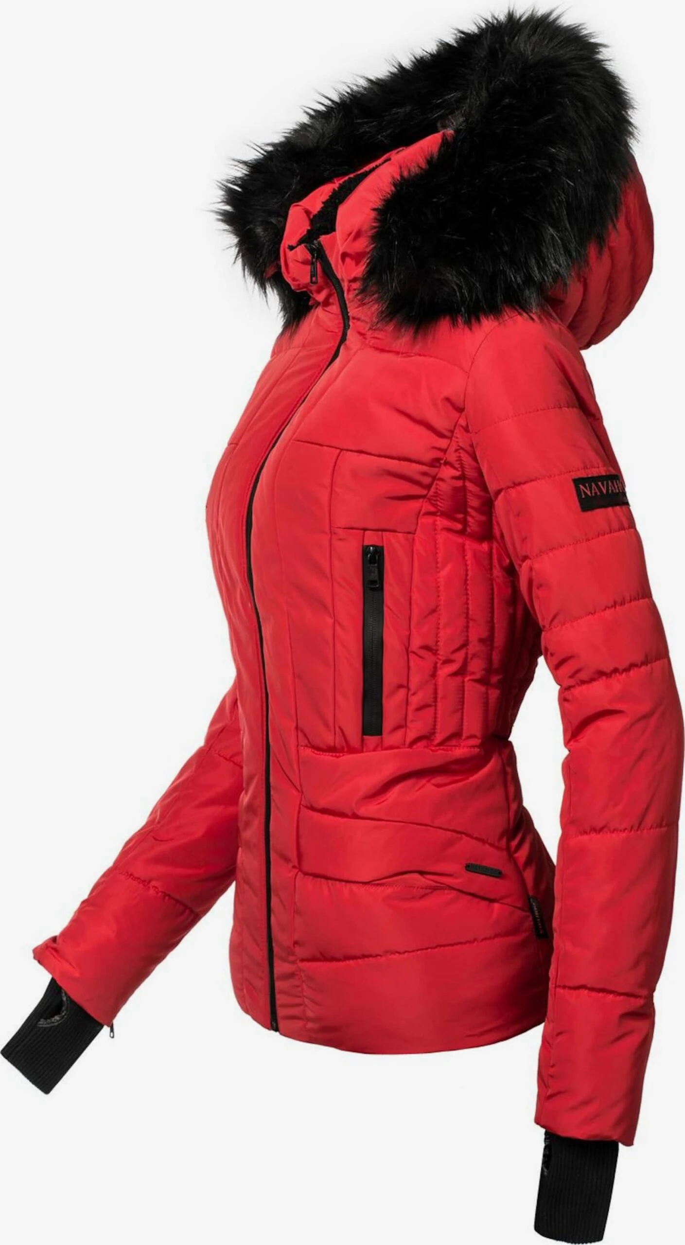 Navahoo Vestes Dhiver Veste D’hiver Adele Femme Rouge 2 Navahoo Vestes Dhiver Veste D’hiver Adele Femme Rouge – Image 2