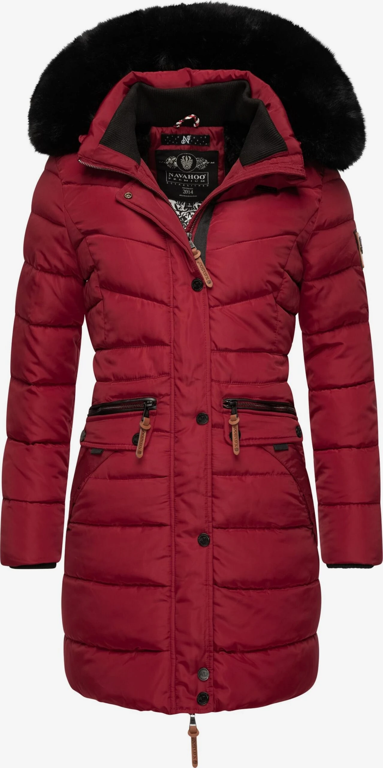 Navahoo Manteaux Dhiver Manteau D’hiver Paula Femme Rouge 1 Navahoo Manteaux Dhiver Manteau D’hiver Paula Femme Rouge