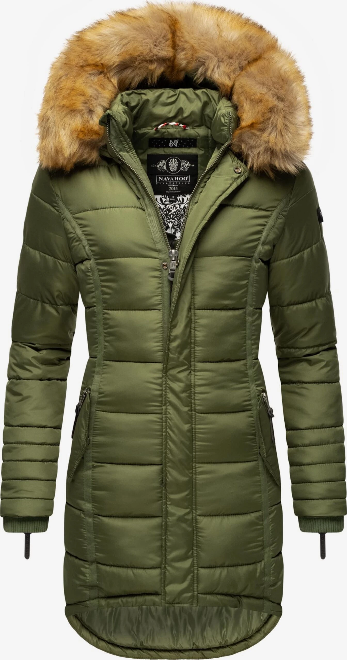 Navahoo Manteaux Dhiver Manteau D’hiver Papaya Femme Vert / Olive 1 Navahoo Manteaux Dhiver Manteau D’hiver Papaya Femme Vert / Olive