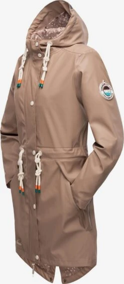 Navahoo Vestes Dextérieur Veste Fonctionnelle Tropical Storm Femme Beige -Navahoo a31d9de9ceeb18e5eebfb4684bb8de83