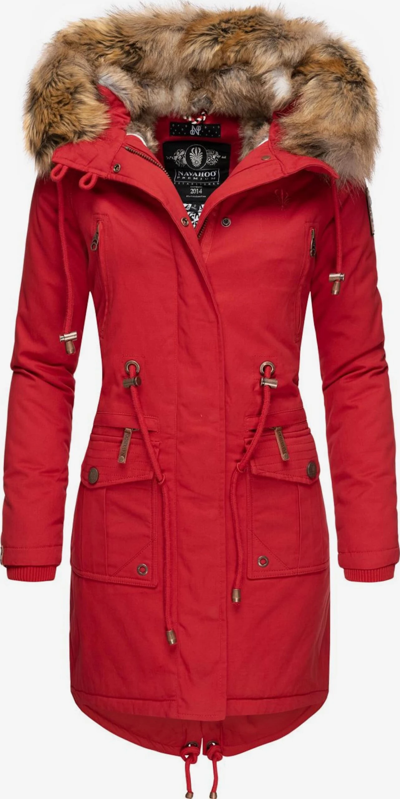 Navahoo Parkas Parka D’hiver Rosinchen Femme Rouge 1 Navahoo Parkas Parka D’hiver Rosinchen Femme Rouge