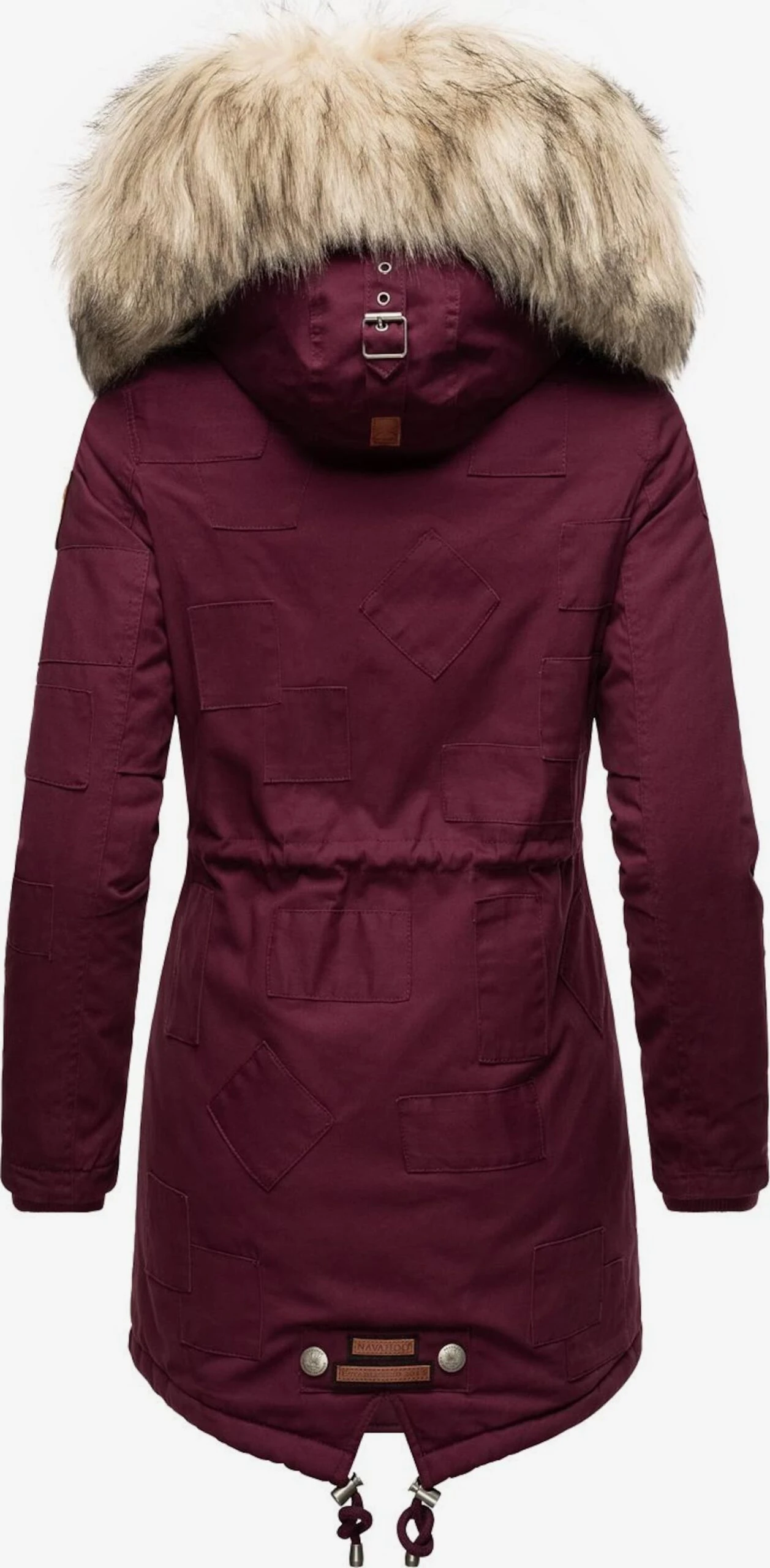 Navahoo Parkas Parka D’hiver Honigfee Femme Bordeaux 3 Navahoo Parkas Parka D’hiver Honigfee Femme Bordeaux – Image 3