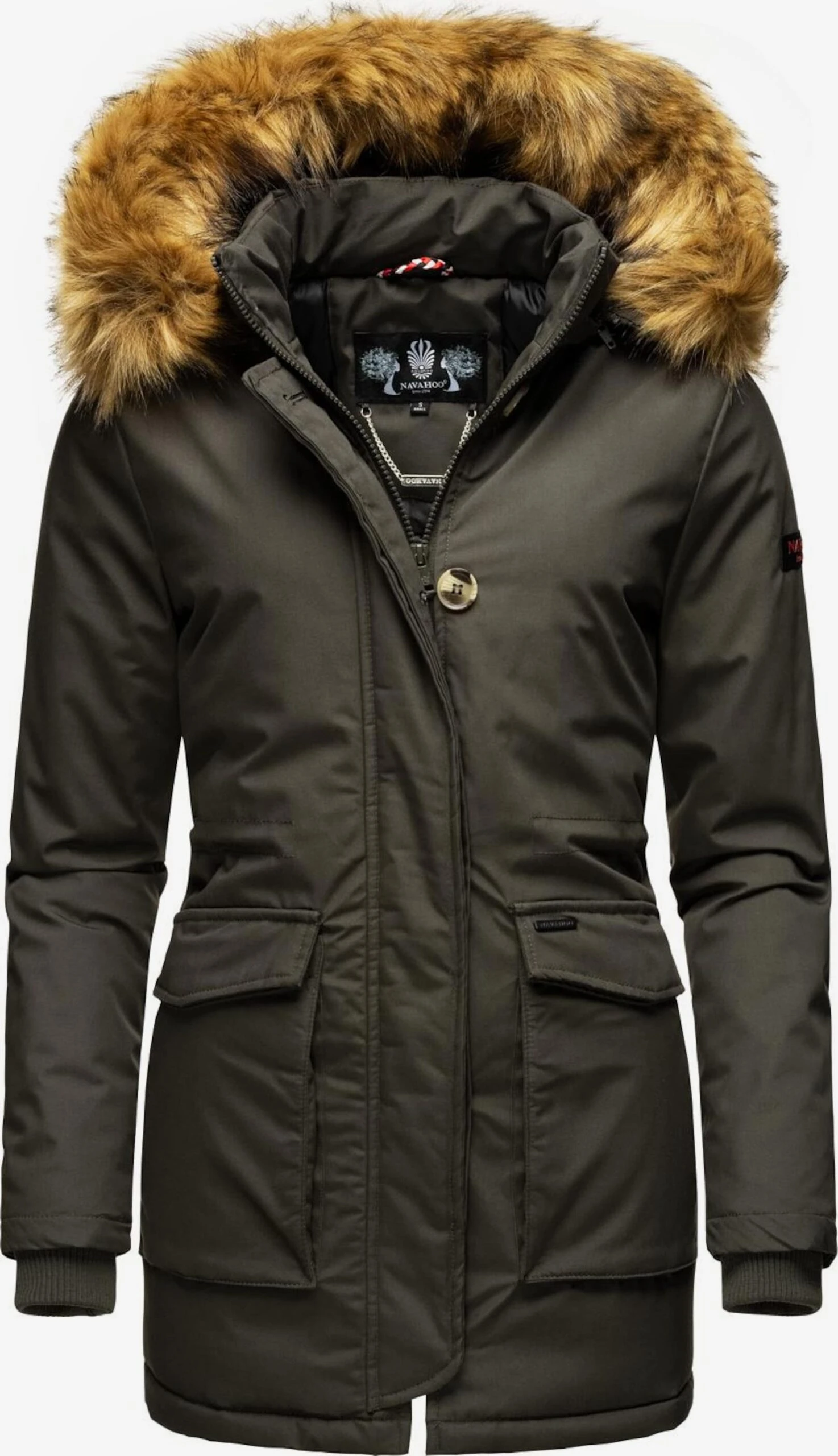 Navahoo Manteaux Dhiver Manteau D’hiver Femme Gris Foncé 1 Navahoo Manteaux Dhiver Manteau D’hiver Femme Gris Foncé