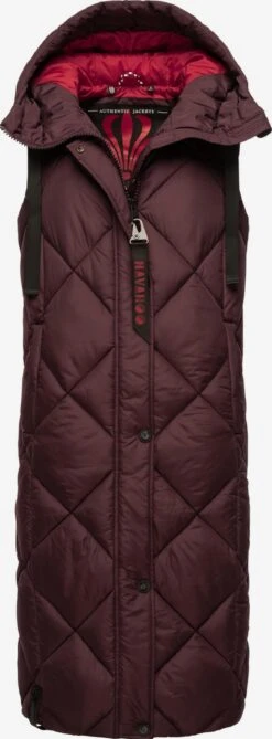 Navahoo Vestes Sans Manches Gilet Schnuckel Femme Bordeaux / Grenadine -Navahoo a56d639354c2a932a58cfb6cc8304c95