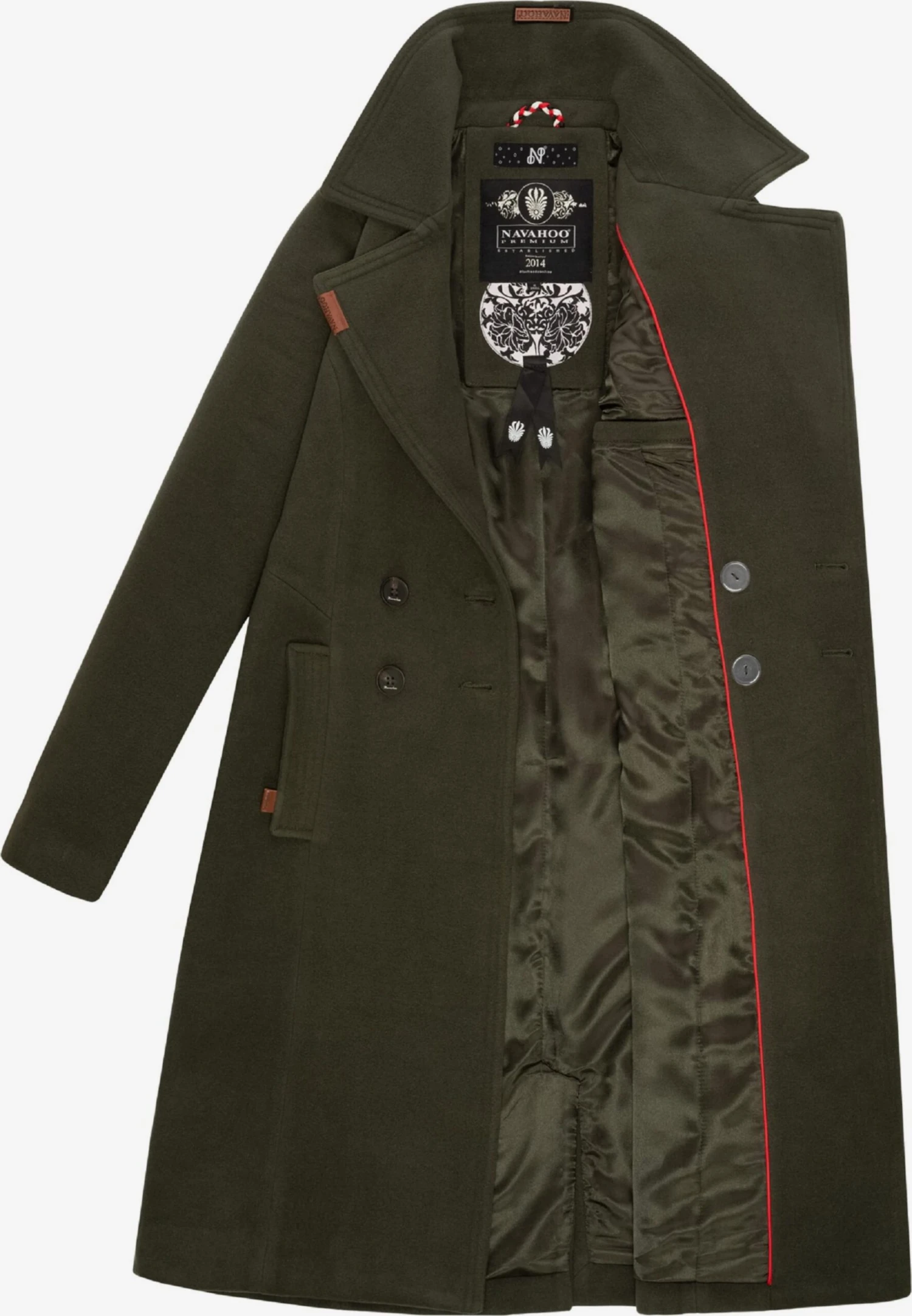 Navahoo Manteaux Dhiver Manteau D’hiver Wooly Femme Vert Foncé 6 Navahoo Manteaux Dhiver Manteau D’hiver Wooly Femme Vert Foncé – Image 6