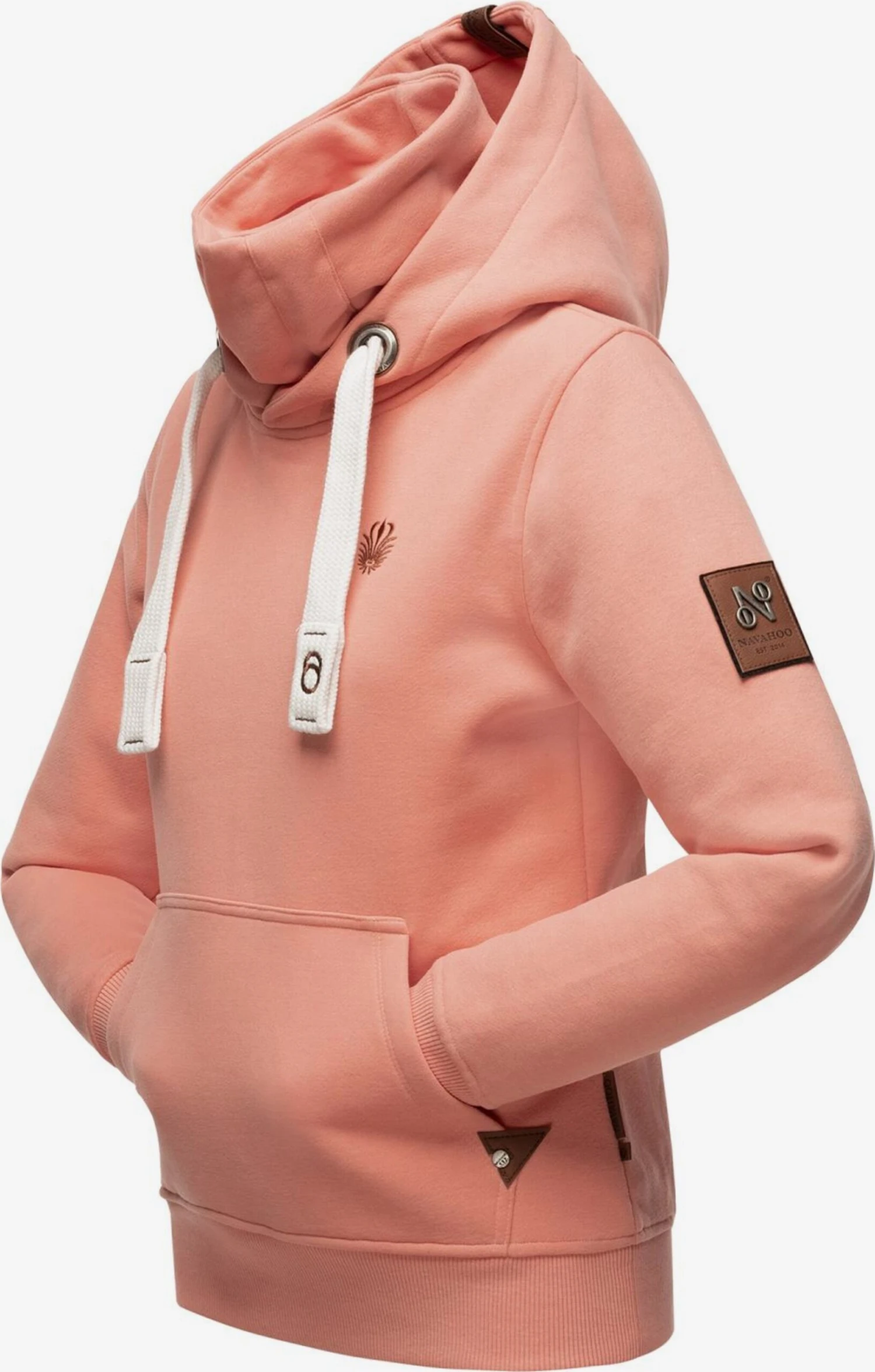 Navahoo Sweats à Capuche Sweat-shirt Raniaa Femme Abricot 2 Navahoo Sweats à Capuche Sweat-shirt Raniaa Femme Abricot – Image 2