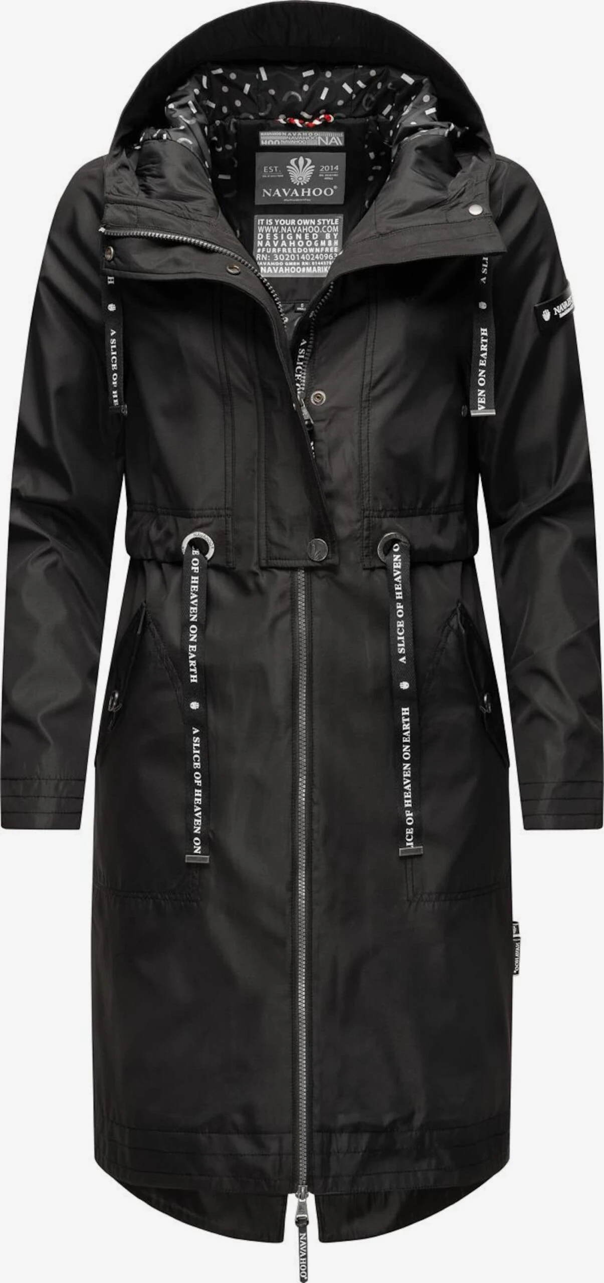 Navahoo Parkas Parka Mi-saison Josinaa Femme Noir 1 Navahoo Parkas Parka Mi-saison Josinaa Femme Noir