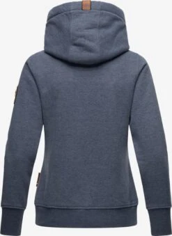 Navahoo Sweats à Capuche Sweat-shirt Namikaa Femme Bleu Nuit -Navahoo a79f40cfdf6bf257a8839a1724b909e2