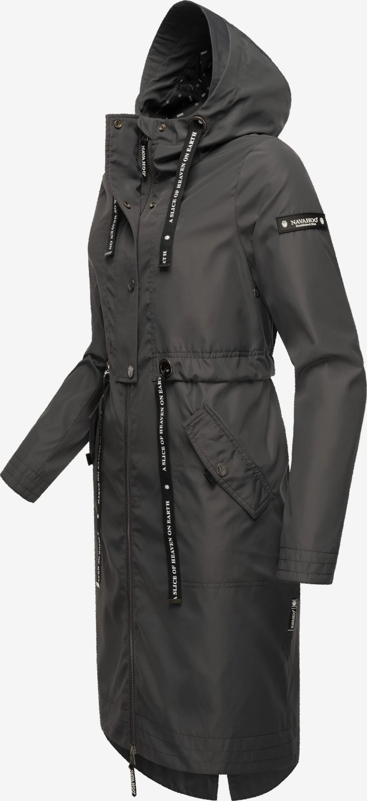 Navahoo Parkas Parka Mi-saison Josinaa Femme Anthracite 2 Navahoo Parkas Parka Mi-saison Josinaa Femme Anthracite – Image 2