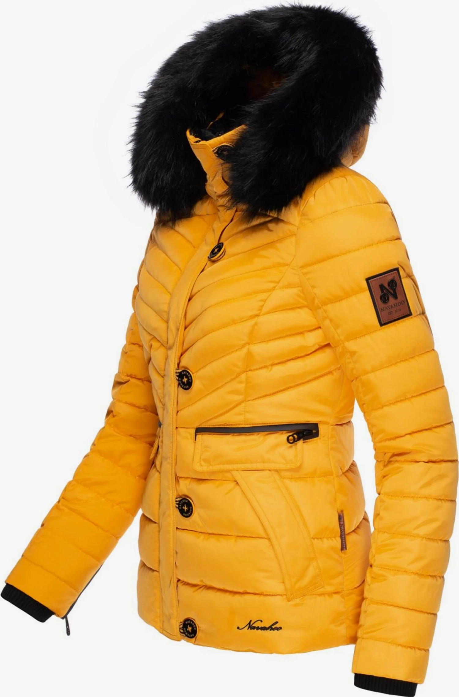 Navahoo Vestes Dhiver Veste D’hiver Wisteriaa Femme Jaune Foncé 2 Navahoo Vestes Dhiver Veste D’hiver Wisteriaa Femme Jaune Foncé – Image 2