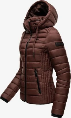 Navahoo Vestes De Mi-saison Veste Mi-saison Lulana Femme Chocolat -Navahoo ad4b563ba2d0c8e1582a4e9d1e8b2582