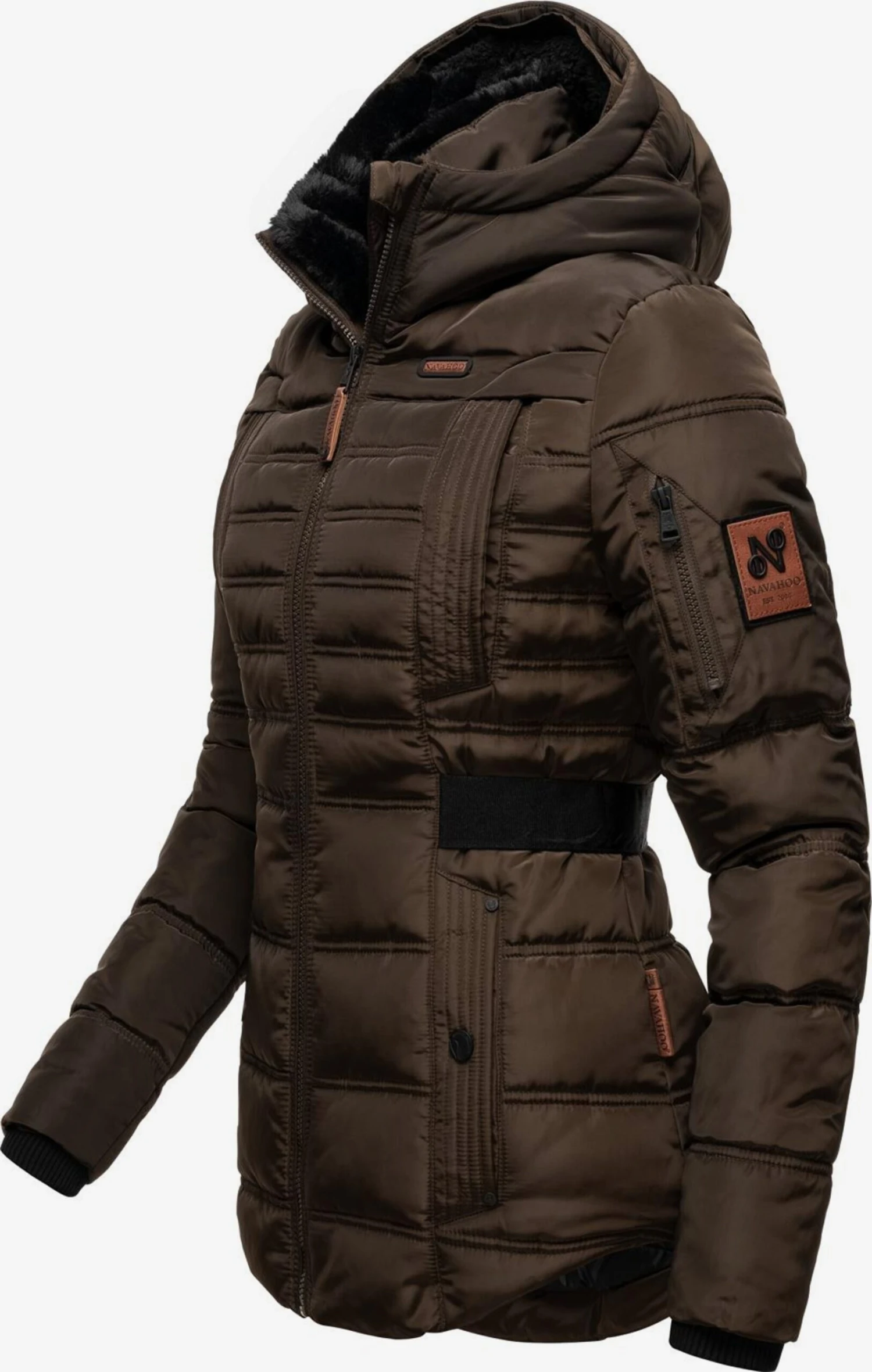 Navahoo Vestes Dhiver Veste D’hiver Melikaa Femme Chocolat 2 Navahoo Vestes Dhiver Veste D’hiver Melikaa Femme Chocolat – Image 2