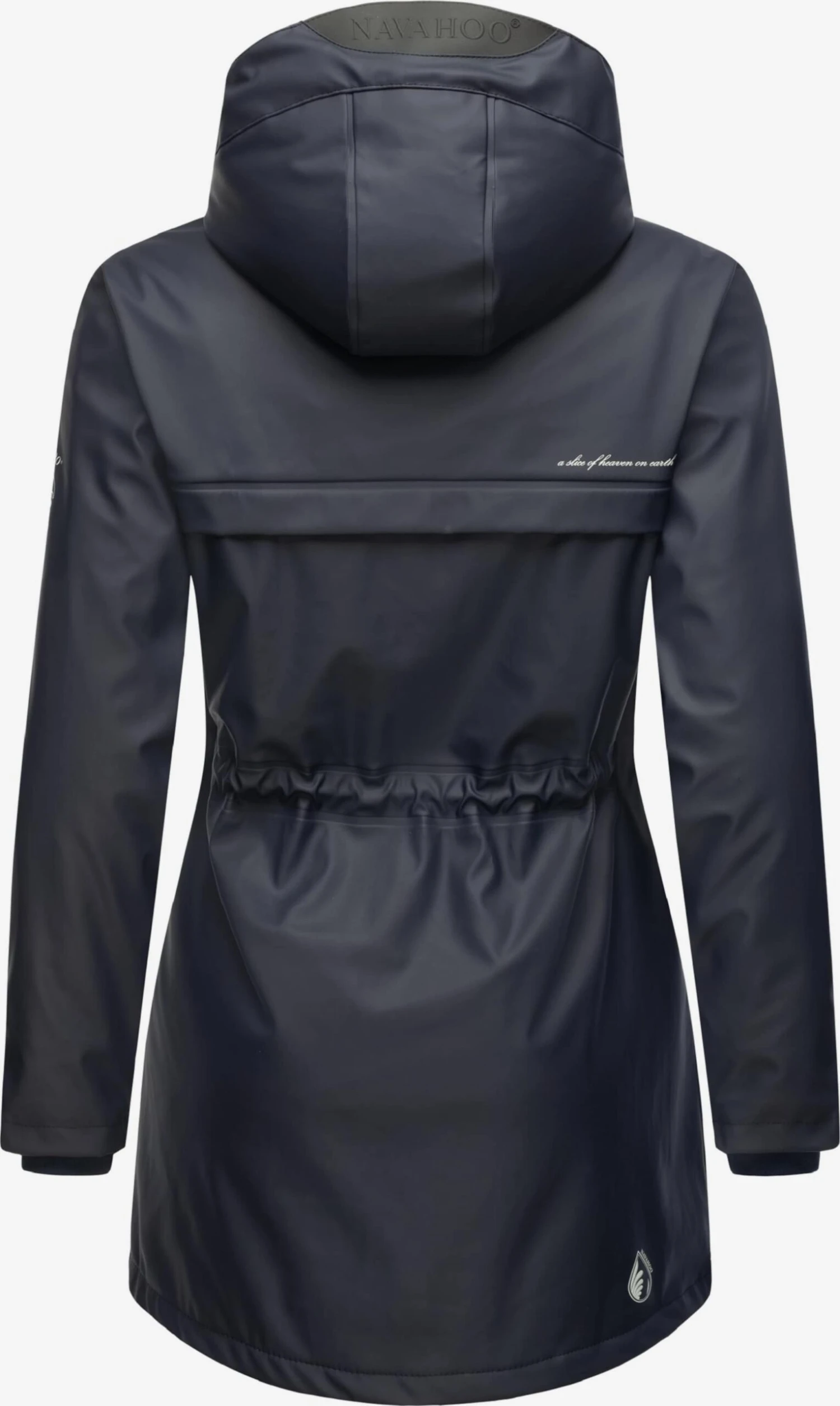 Navahoo Manteaux De Pluie Manteau Mi-saison Rainy Forest Femme Bleu Foncé 3 Navahoo Manteaux De Pluie Manteau Mi-saison Rainy Forest Femme Bleu Foncé – Image 3