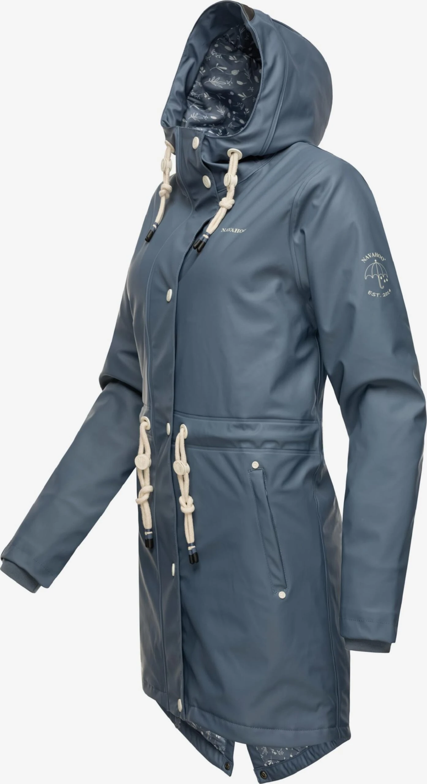 Navahoo Vestes Dextérieur Veste Fonctionnelle Flower Of Ocean Femme Bleu-gris 2 Navahoo Vestes Dextérieur Veste Fonctionnelle Flower Of Ocean Femme Bleu-gris – Image 2