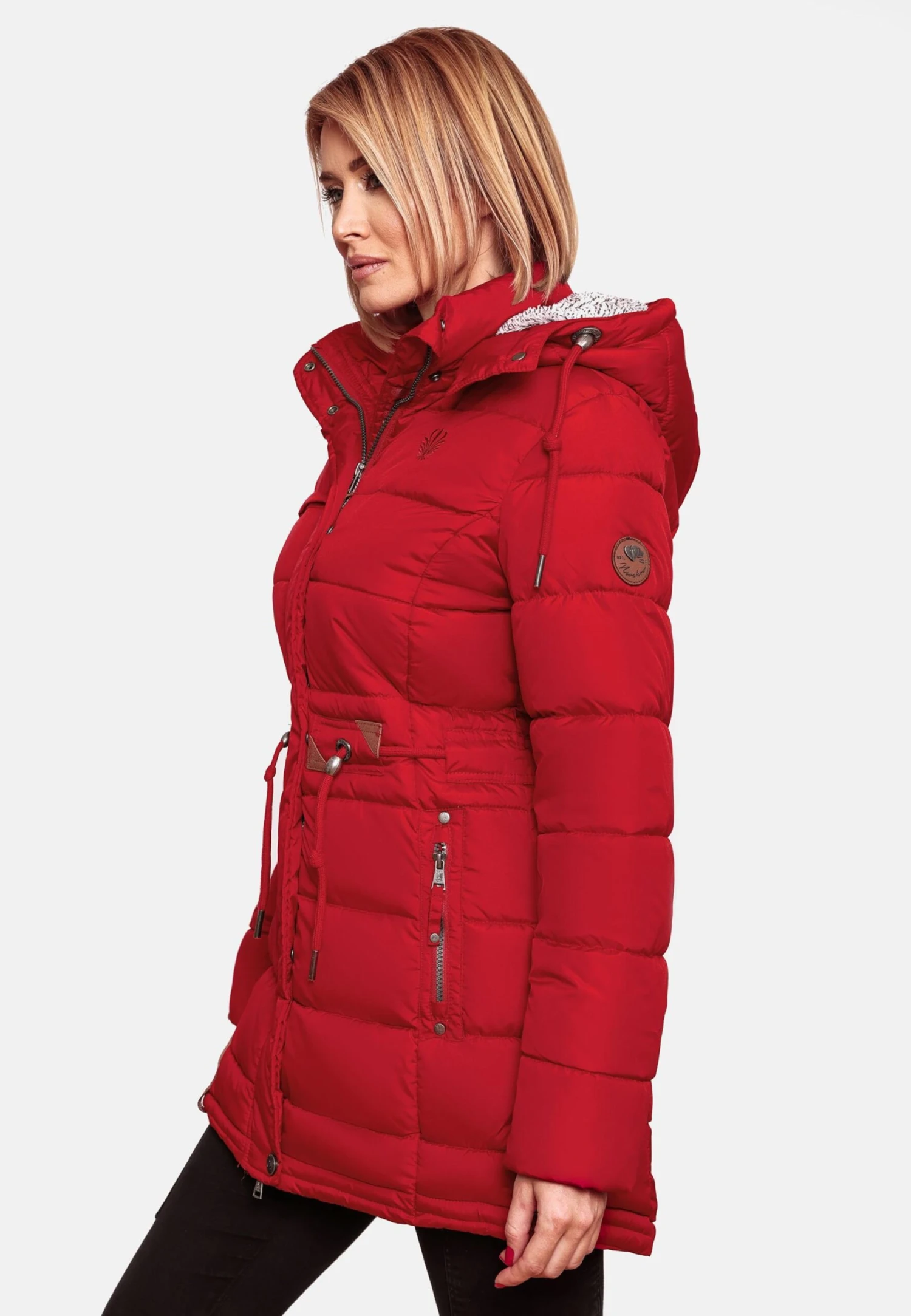 Navahoo Manteaux Dhiver Manteau D’hiver Dalie Femme Rouge 7 Navahoo Manteaux Dhiver Manteau D’hiver Dalie Femme Rouge – Image 7