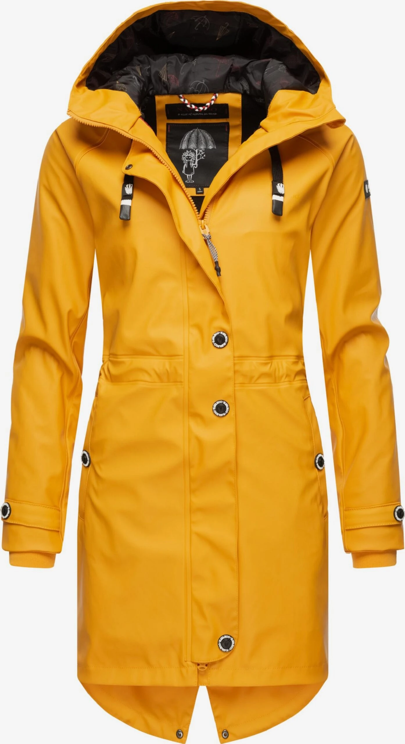 Navahoo Manteaux De Pluie Manteau Fonctionnel Rainy Flower Femme Miel 4 Navahoo Manteaux De Pluie Manteau Fonctionnel Rainy Flower Femme Miel – Image 4