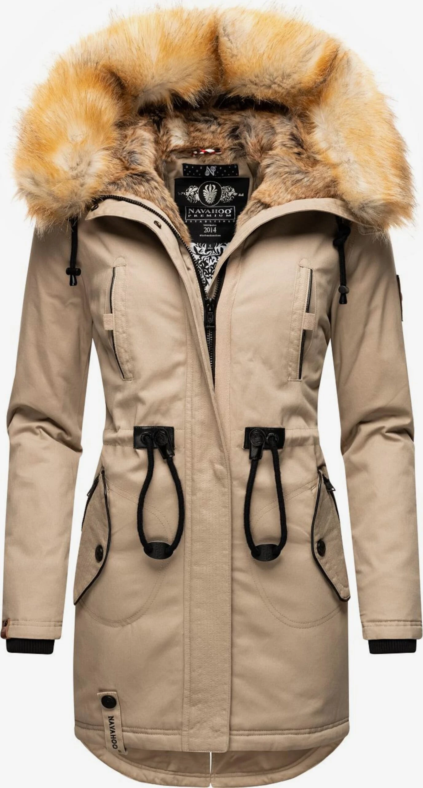 Navahoo Parkas Parka D’hiver Bombii Femme Brun Foncé