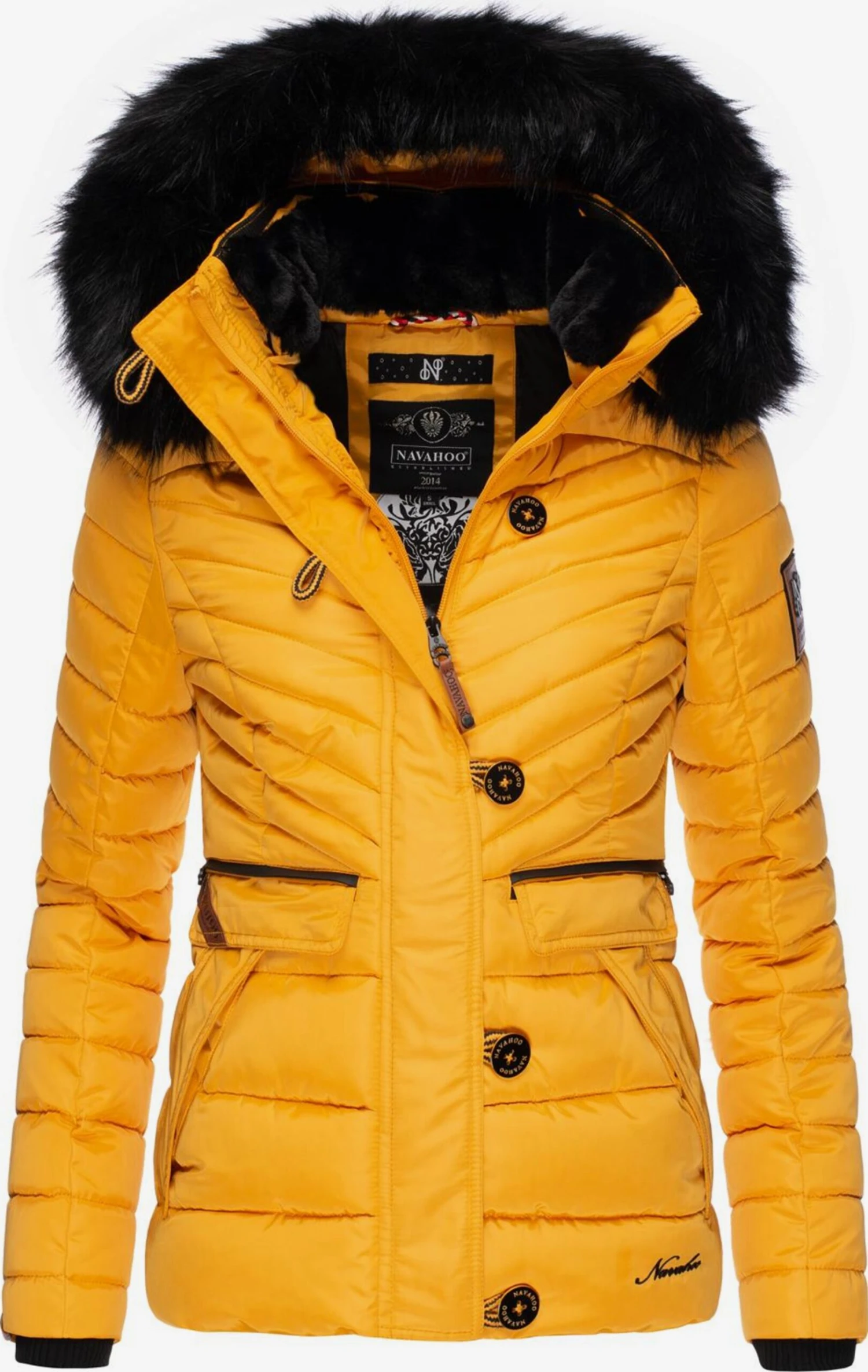 Navahoo Vestes Dhiver Veste D’hiver Wisteriaa Femme Jaune Foncé 1 Navahoo Vestes Dhiver Veste D’hiver Wisteriaa Femme Jaune Foncé