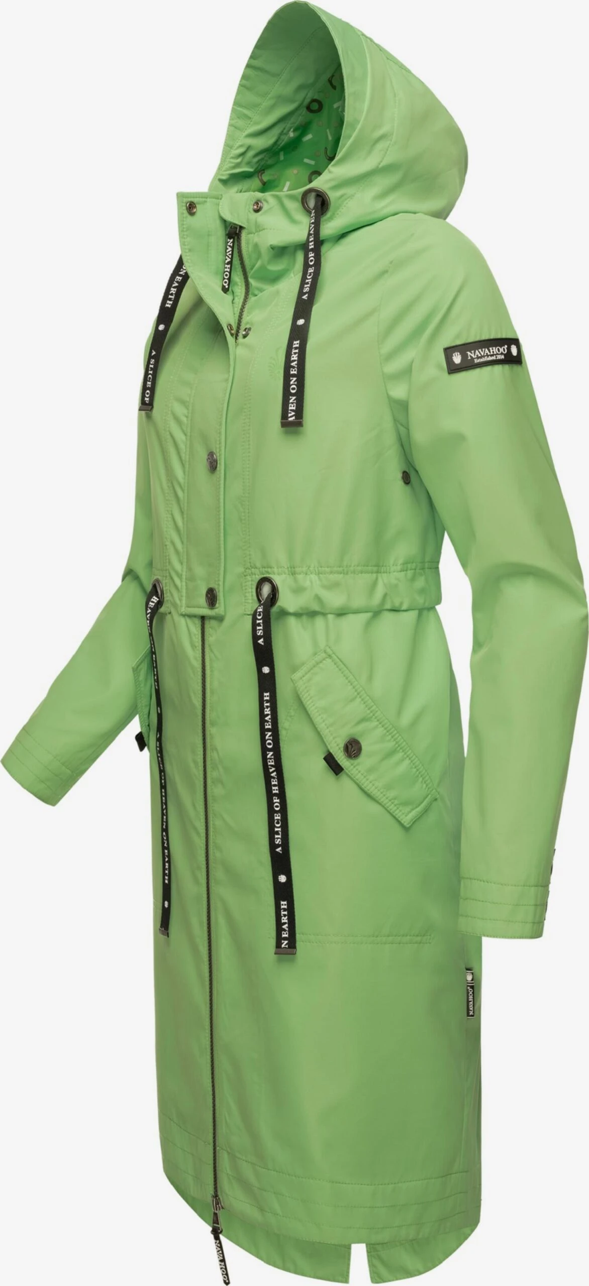 Navahoo Parkas Parka Mi-saison Josinaa Femme Vert Clair 2 Navahoo Parkas Parka Mi-saison Josinaa Femme Vert Clair – Image 2