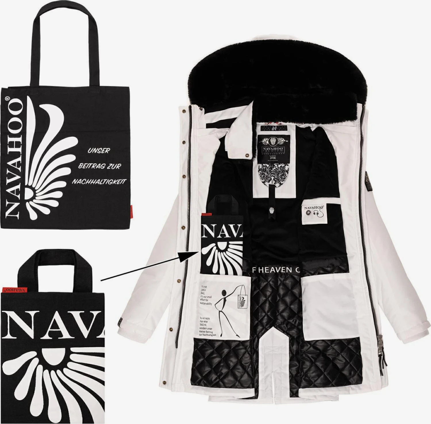 Navahoo Vestes Dextérieur Veste Fonctionnelle Tiniis Femme Blanc 6 Navahoo Vestes Dextérieur Veste Fonctionnelle Tiniis Femme Blanc – Image 6