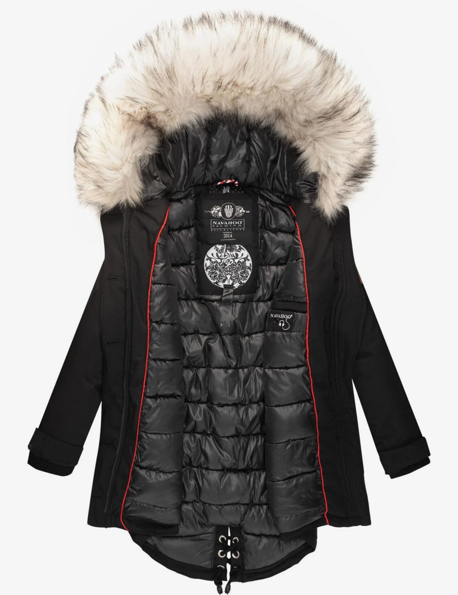 Navahoo Parkas Parka D’hiver Femme Noir 9 Navahoo Parkas Parka D’hiver Femme Noir – Image 9