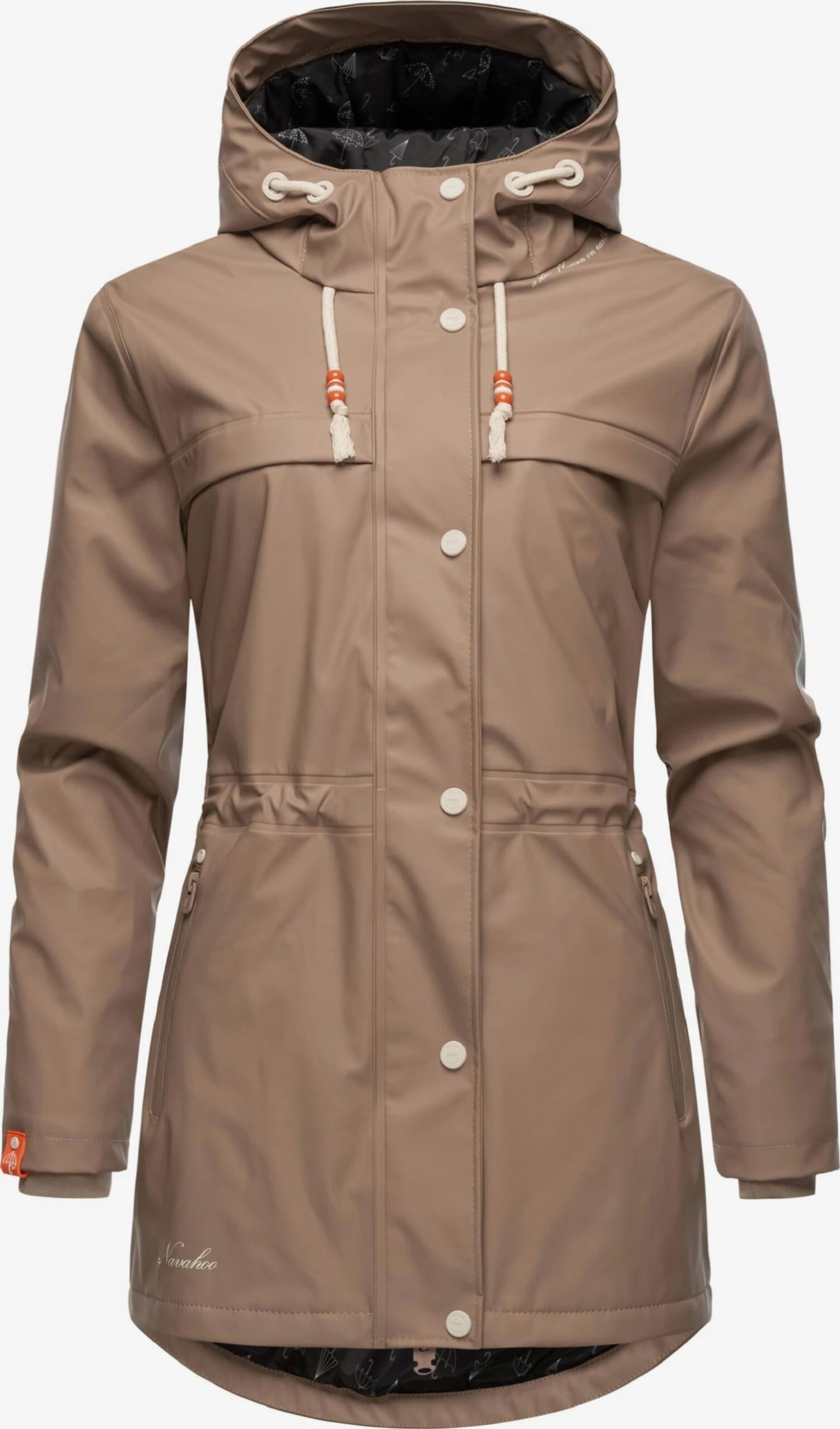 Navahoo Manteaux De Pluie Manteau Mi-saison Rainy Forest Femme Noisette 1 Navahoo Manteaux De Pluie Manteau Mi-saison Rainy Forest Femme Noisette